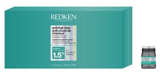 REDKEN anti-hair loss anti-chute de cheveux intensive treatment. 10 unidosis x 6ml.