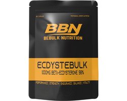 BeBulk Nutrition - Ecdystebulk - Beta-Ecdysterone 1000mg 98% - 180 Capsules voor 6 maanden - Vegan - Kracht- Spiermassa - Herstel - Testosterone - Zonder onnodige toevoegingen - Past Door Brievenbus - Hoge Kwaliteit - Geproduceerd in Nederland