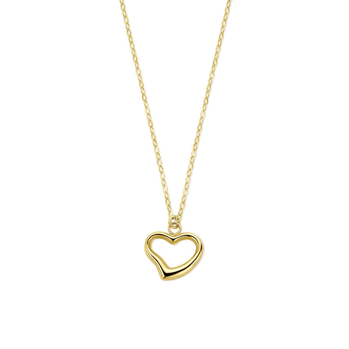 Collier hartje 40 - 42 cm