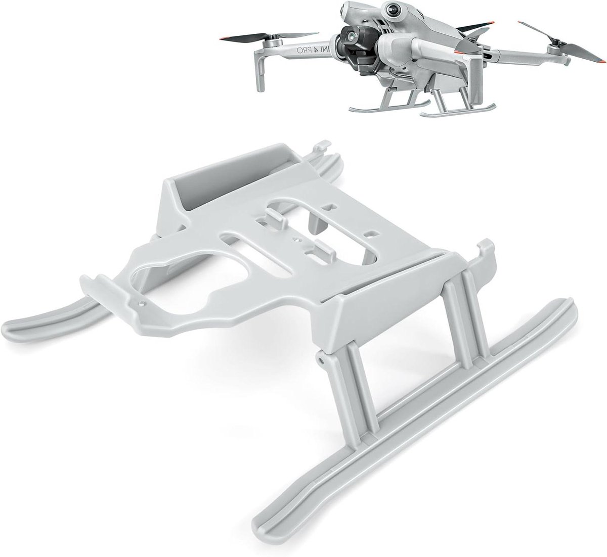 Opvouwbare Landingspoten voor Mini 4 Pro Drone - Grijs - Vervangend Chassis en Accessoires