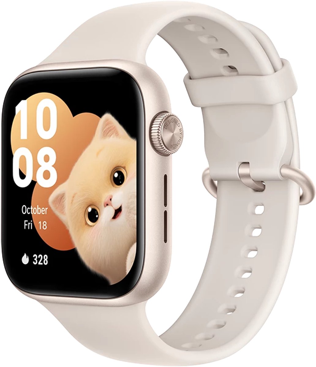 HONOR Watch 5 Goud 46mm Smartwatch Bluetooth - 1.85" AMOLED 15 dagen accuduur 5ATM GPS