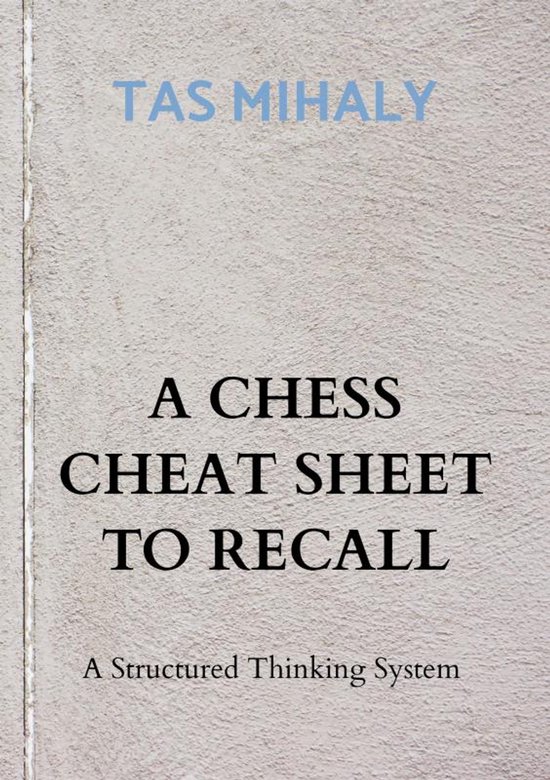 A CHESS CHEAT SHEET TO RECALL - cover
