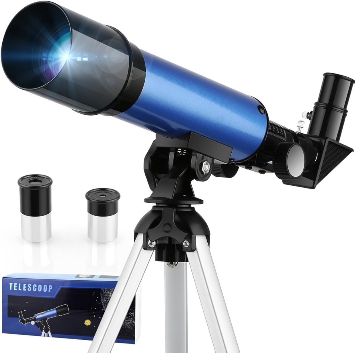 SVN® Telescoop kinderen - Sterrenkijker - Telescoop - Blauw - 36cm x 36cm x 48cm