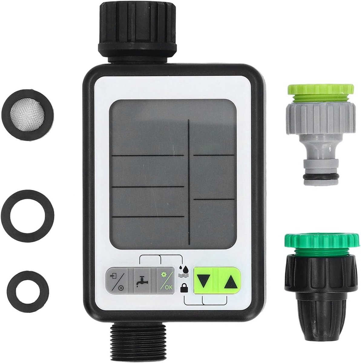 Digitale Waterslang Timer - Automatische Irrigatie - Planten Water Geven - Regensensor Ingebouwd - 32 Inch Scherm