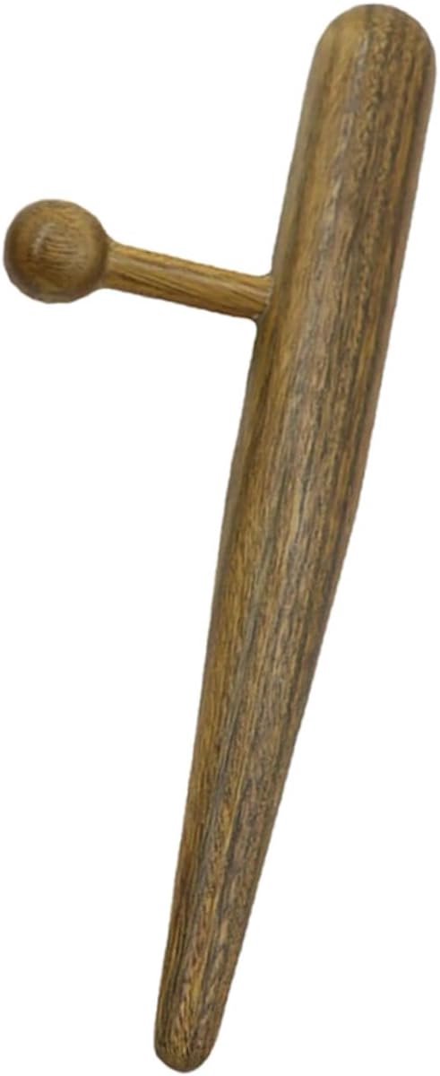 Houten Massage Stick - Reflexologie Tool - Lichaamsmassage Ontspanning - Natuurlijk Hout Ontwerp - 15 cm Lengte - Natuurlijk Hout