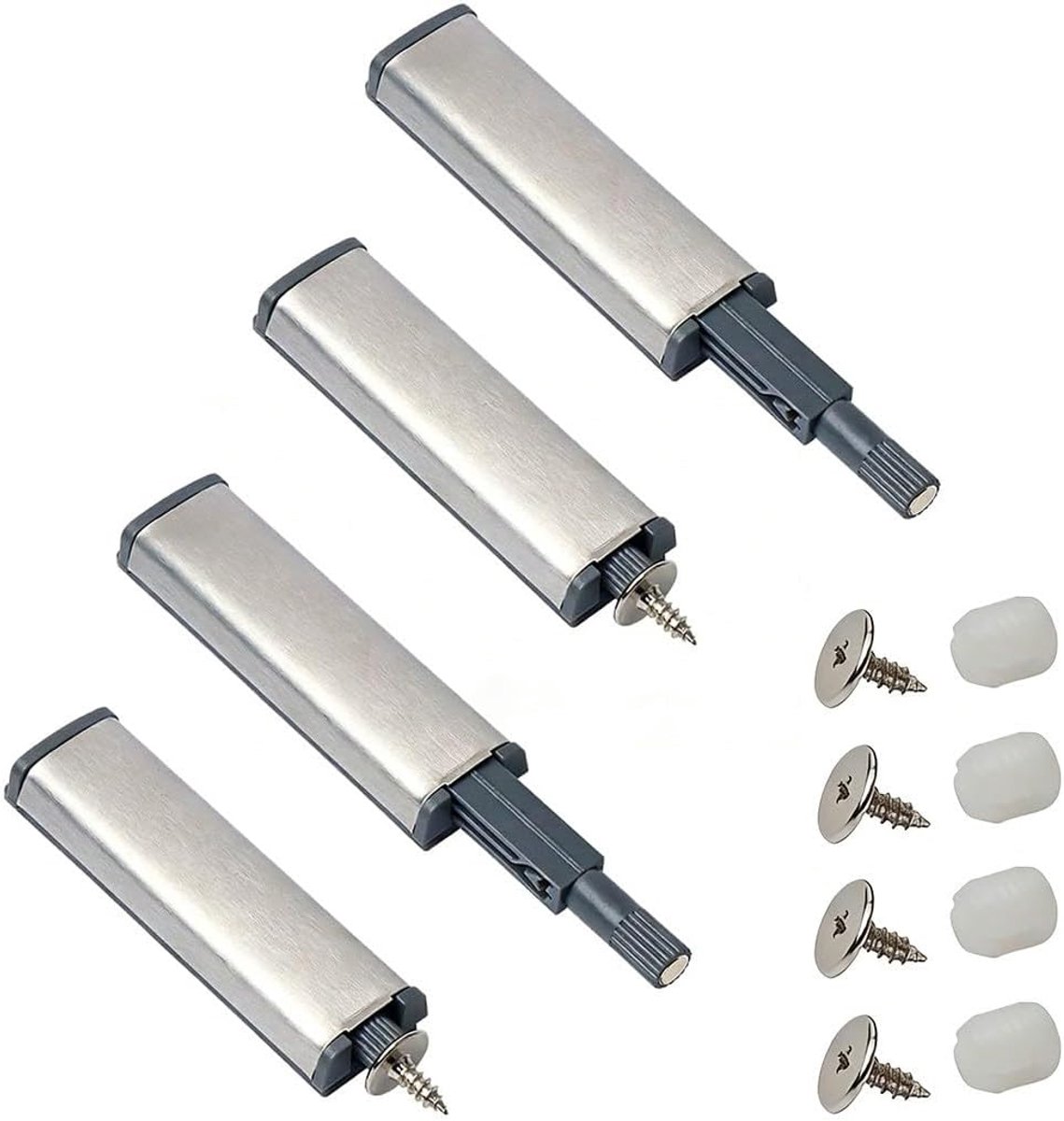 Deurklinkloos Openen - Drukopener Systeem - Meubel Montage - Magnetisch Sluitend - 20.6 x 