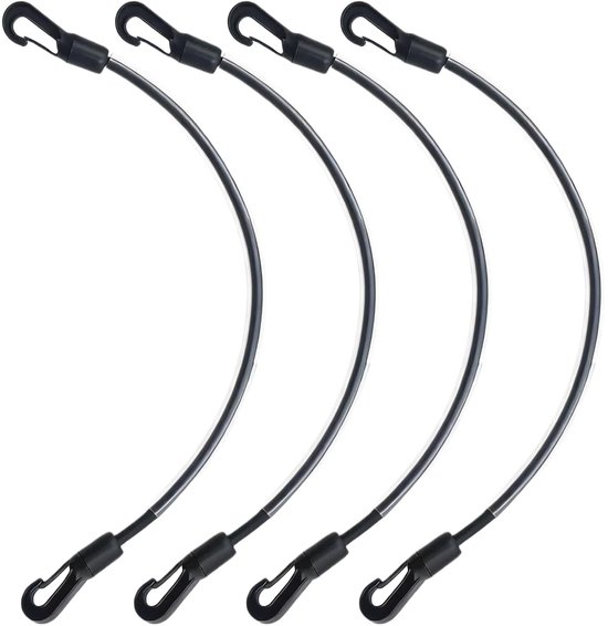 Paardendeken Staartriem - Paardentraining Koord - Paardenverzorging Tuigage - Stevig Elastisch Nylon - 54cm Lengte Per Stuk - Zwart Paardendeken Staartriem - Paardentraining Koord - Paardenverzorging Tuigage - Stevig Elastisch Nylon - 54cm Lengte Per Stuk - Zwart