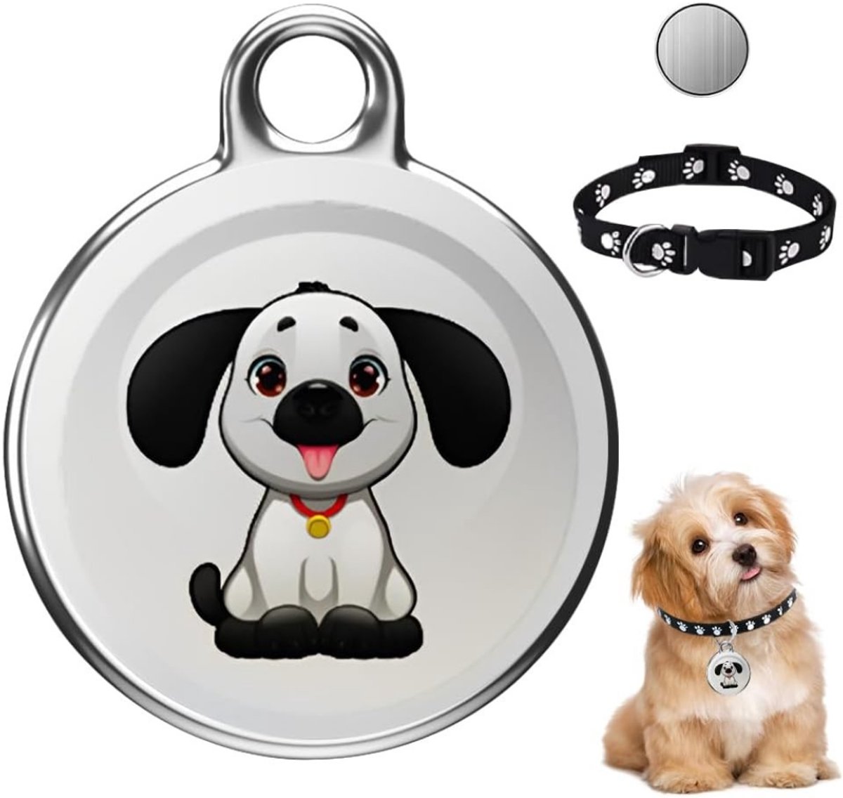 SVN® GPS Tracker hond - GPS Tracker - GPS Trackers - Zwart - 11cm x 9cmx 2cm; 30 g