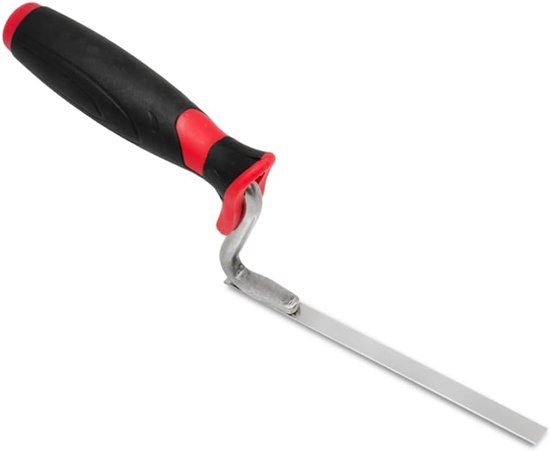 Voegentroffel Roestvrij - Voegijzer Metselwerk - Smalle Voegen Vullen - Zuurbestendig Blad - 10 mm Breed - Rood — afbeelding 3