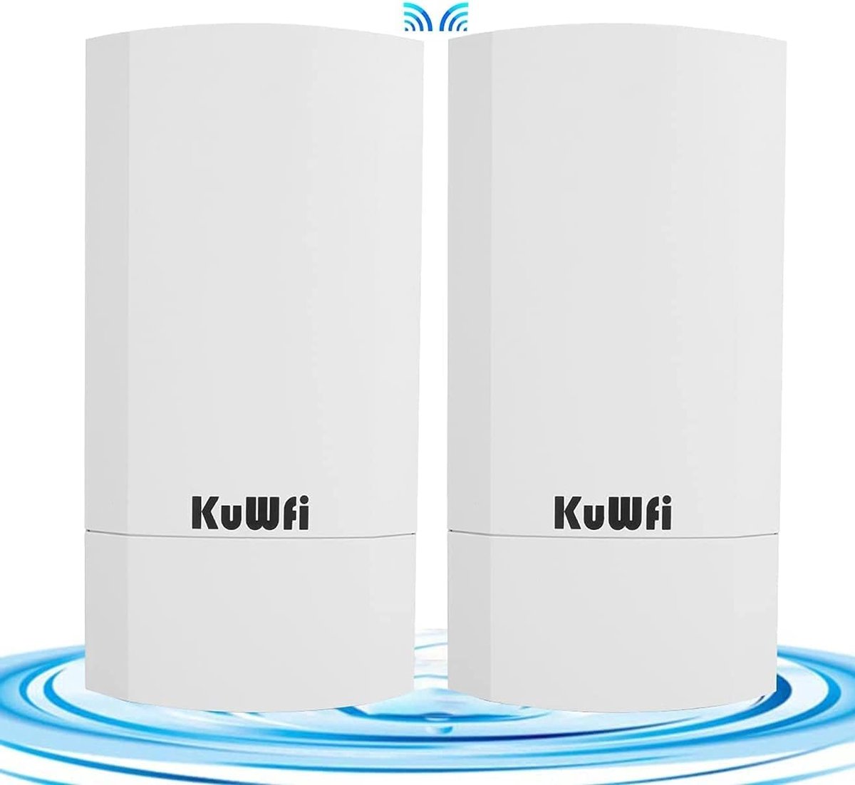 Draadloze Buitenbrug - Point-to-Point Kit - Netwerk Uitbreiding - 1 KM Transmissie - 300 Mbps Snelheid - Wit