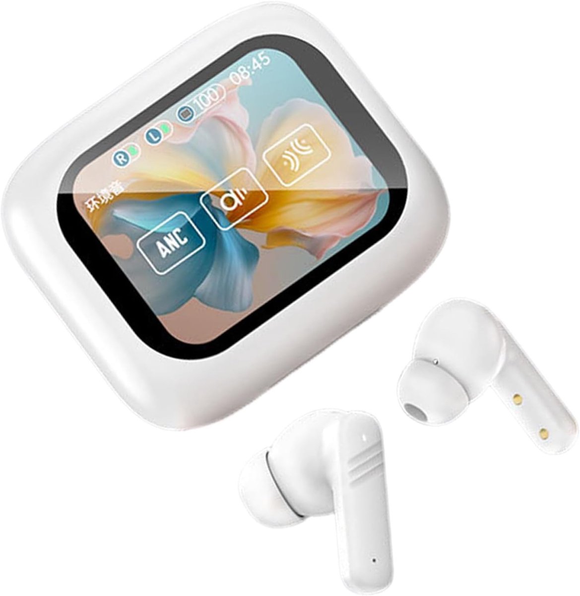 Draadloze Oordopjes - In-Ear Oortjes - Reizen Gamen Fietsen - Aanraakbediening Oplaadcase - 119 x 108 x 44 cm