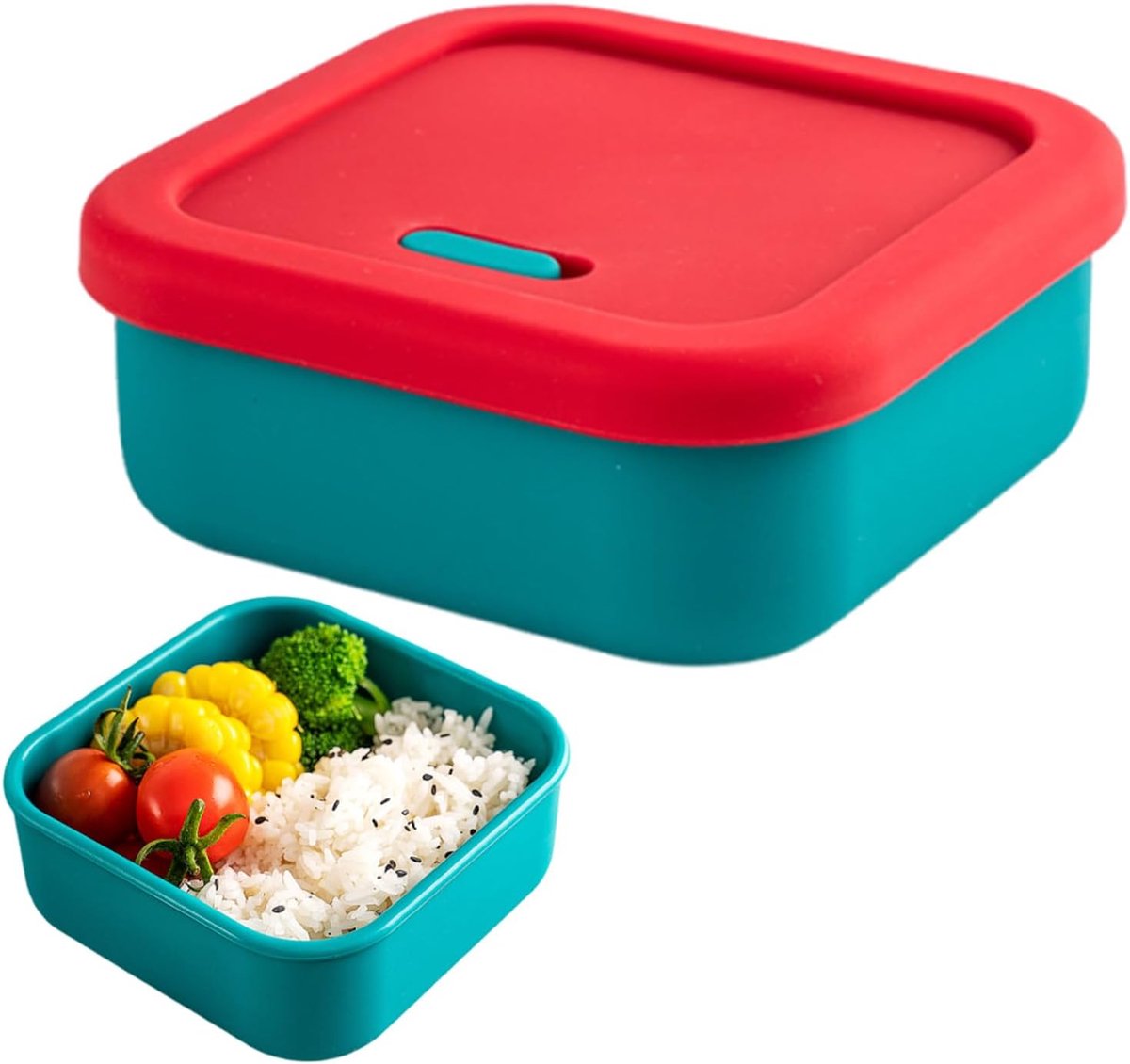 Silicone Bewaardozen - Herbruikbare Containers - Maaltijdvoorbereiding - Ventiel Ontluchti