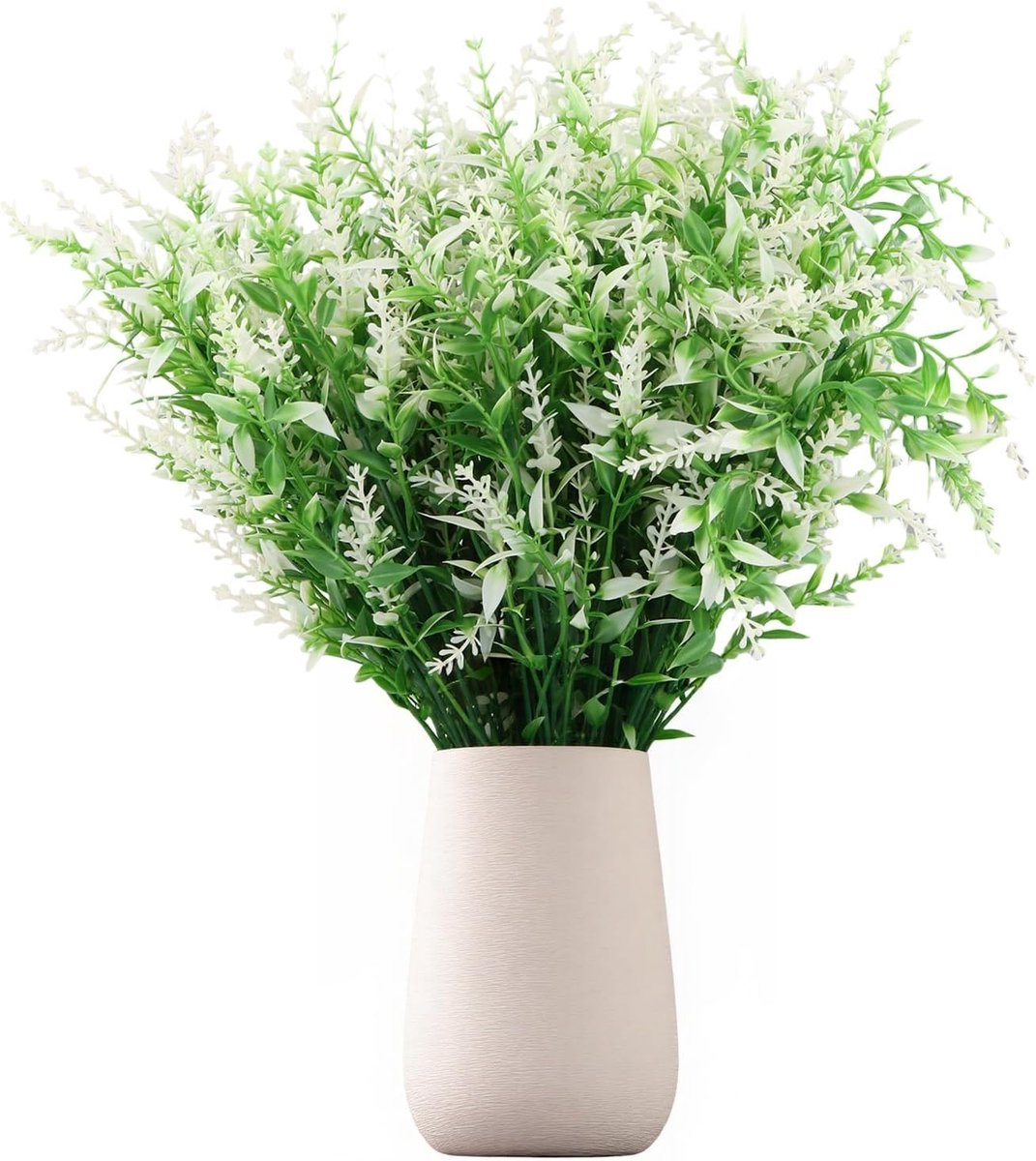 Kunstlavendel Boeket - Nep Bloemen - Buiten Decoratie - UV-bestendig Materiaal - 36cm Leng