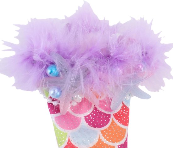 Poppenkleertjes Outfit Set - Prinsessenjurk Hoofdtooi - Poppen aankleden - Vissenstaart ontwerp - 17 cm poppen — afbeelding 4