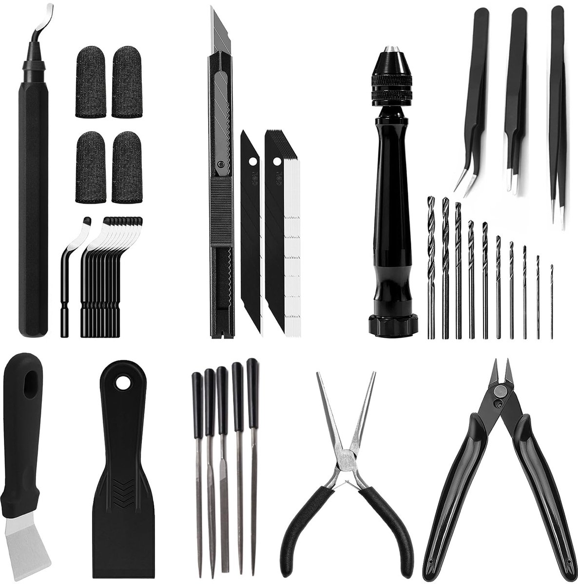 3D Print Gereedschap - Print Afwerking Set - 3D Modellen Bewerken - Compleet Assortiment
