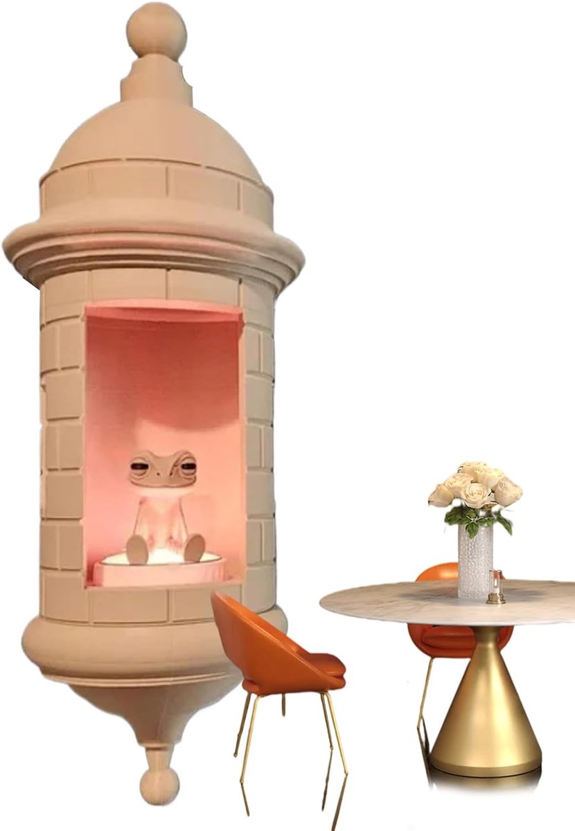 Wandlamp Decoratie - Sfeerverlichting Muur - Warme Sfeer Creëren - Creatief 3D-geprint Design - 465 x 135 cm - Lichtbruin