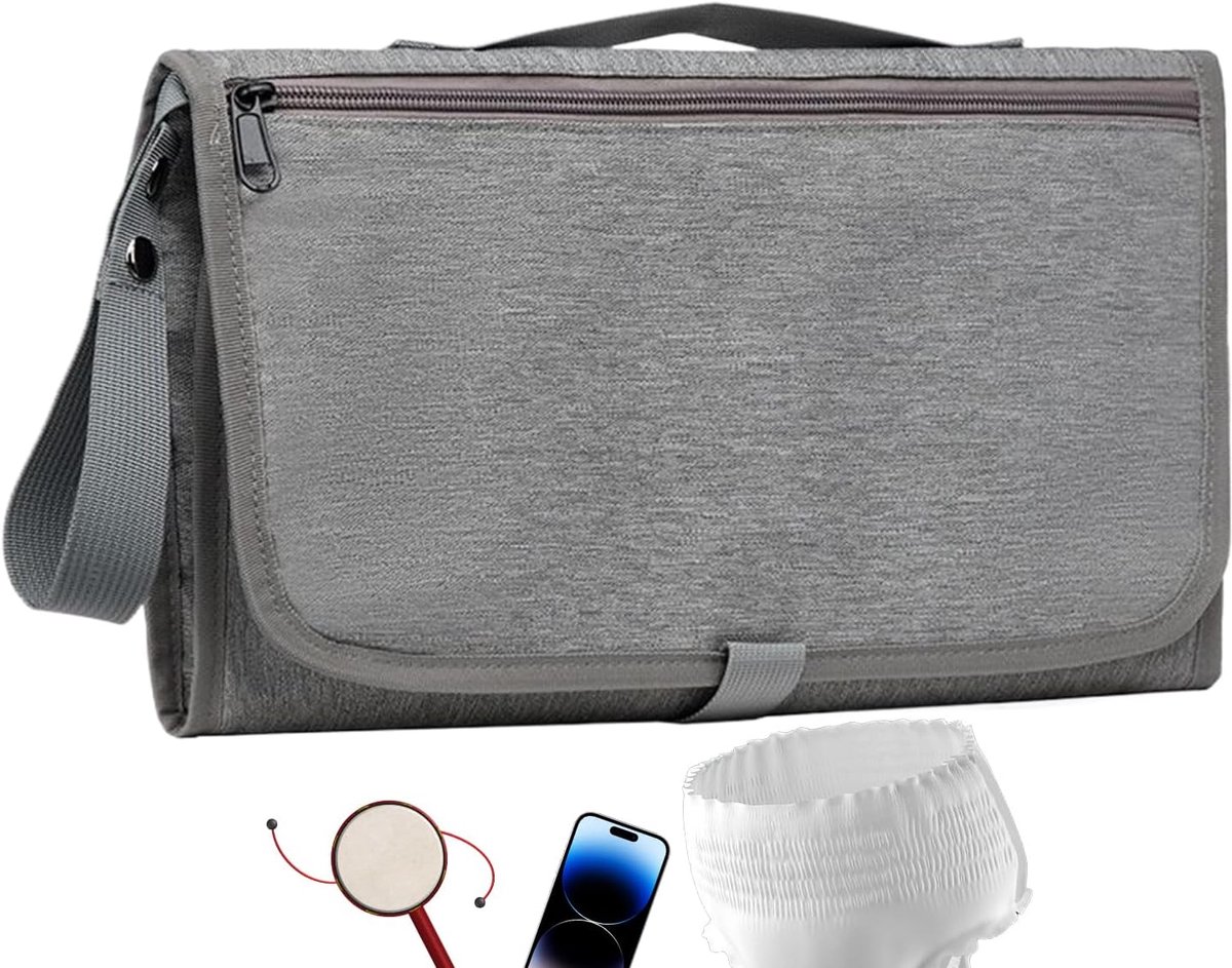Luier Tas - Verzorgingstas Baby - Reizen en Uitjes - Geïntegreerd Verschoonstation - 35 x 23 x 5 cm