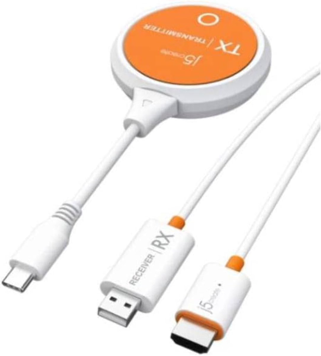 Draadloze HDMI Extender - Scherm Delen - Presenteren Streamen - Directe Verbinding - 10x5x1.3 cm - Zwart