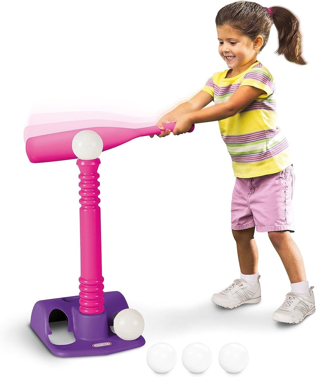 Sport Set - Balsport Spel - Buitenspelen Kinderen - Oversized Slaghout - Roze