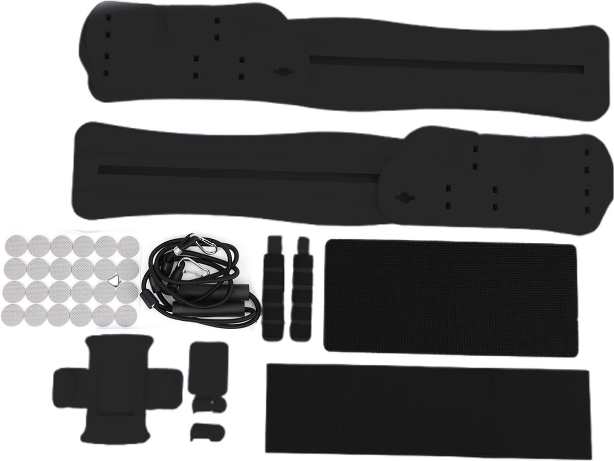 Pilates Board - Thuistrainingsapparaat - Core Training - 7-in-1 Multifunctioneel - Opvouwbaar Draagbaar - Zwart