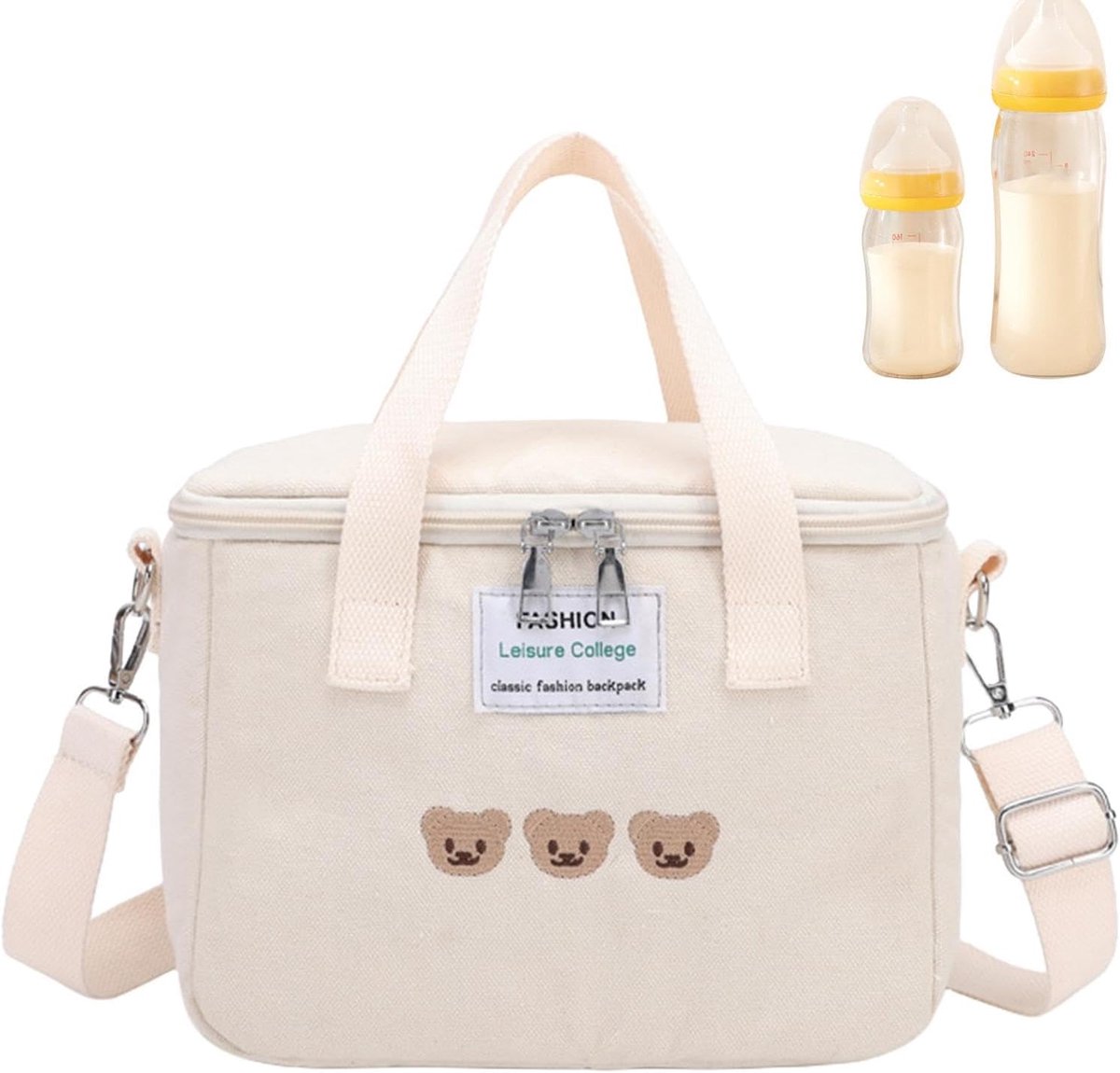 Luiertas Tote - Reistas Baby - Dagelijks Gebruik - Geïsoleerd Compartiment - 24x13x19 cm