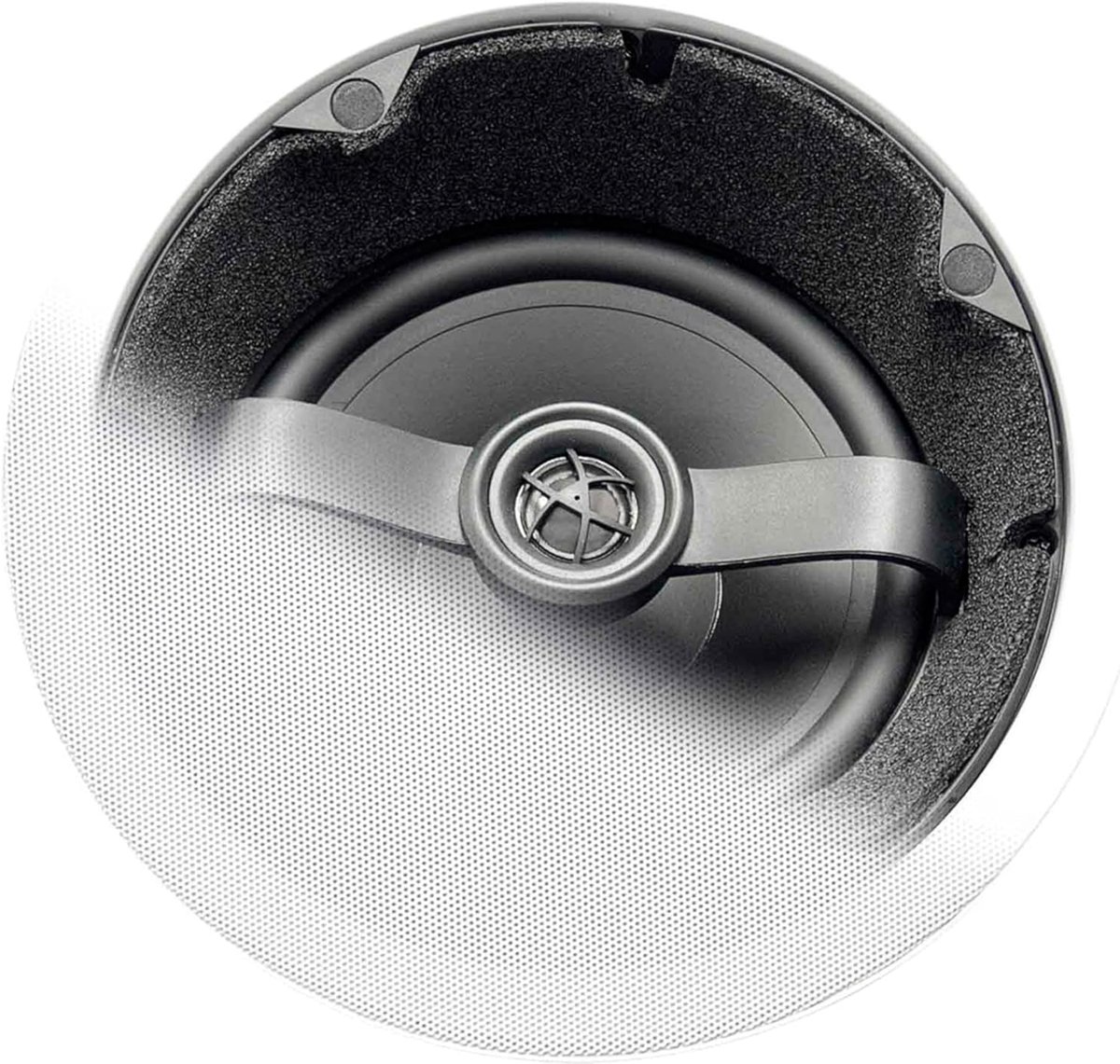 Inbouwluidspreker - Plafondspeaker - Home Audio - Edgeless Design - 8 Inch - Wit