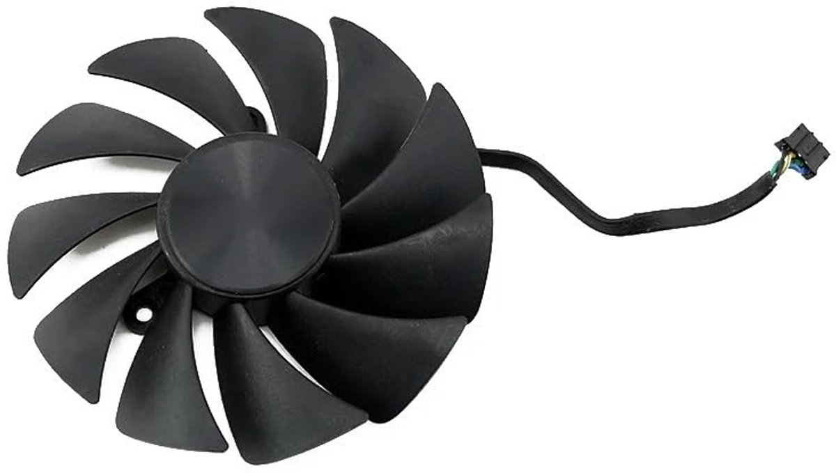 GPU Ventilator - Grafische Kaart Koeler - Component Koeling - Directe Vervanging - 87 mm