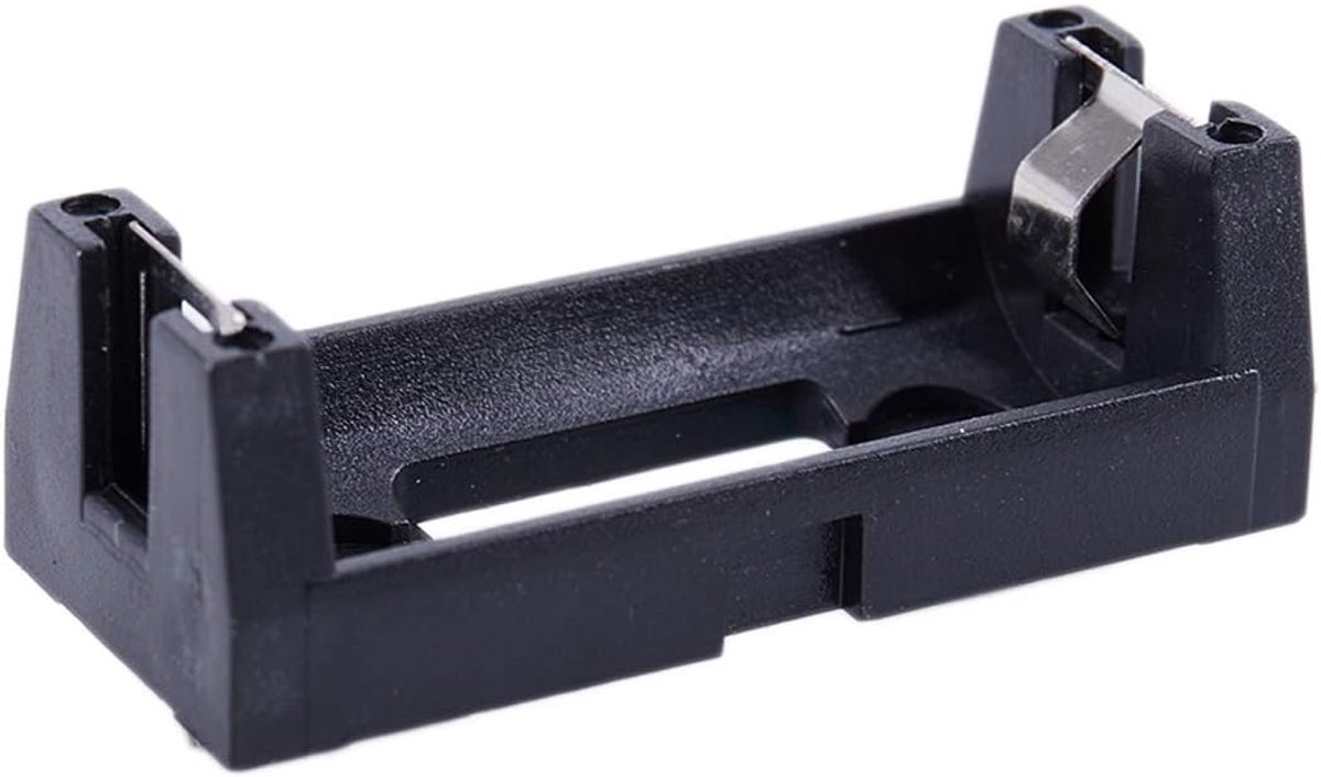 Batterijhouder - Knoopcelhouder - Elektronica Projecten - Specifiek voor CR123A - 43 x 18 x 14 cm - Zwart