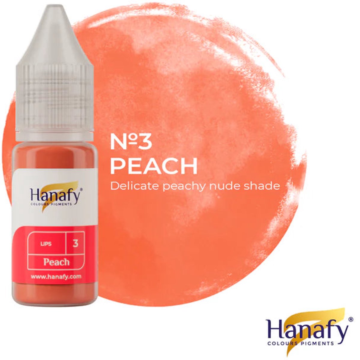 Hanafy Lip Pigment No.3 – Peach