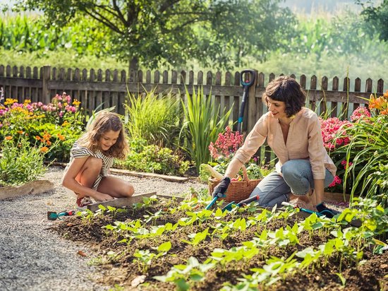 Combisystem bloemenschop - Tuinschop voor aan- en verplanten - Werkbreedte 85 cm - Gemaakt van kwaliteitsstaal - Duroplast-coating - Corrosiebestendig (8929-20) — afbeelding 3