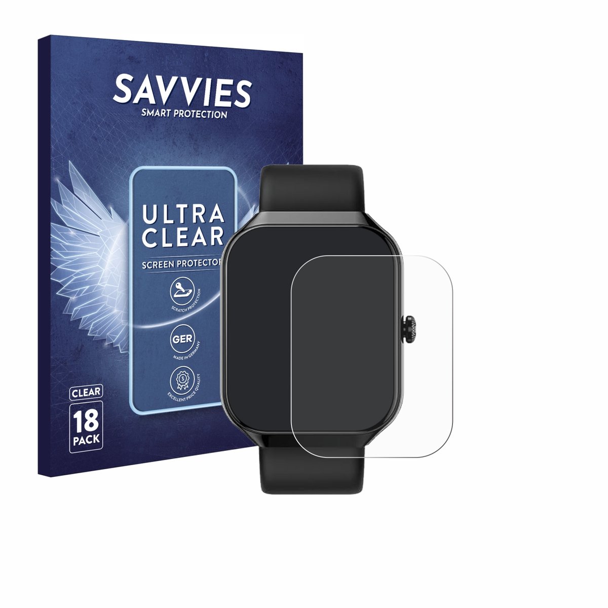 Savvies - Screenprotector voor Motast 2026 1.96" - Folie Beschermfolie transparant 18 Stuks