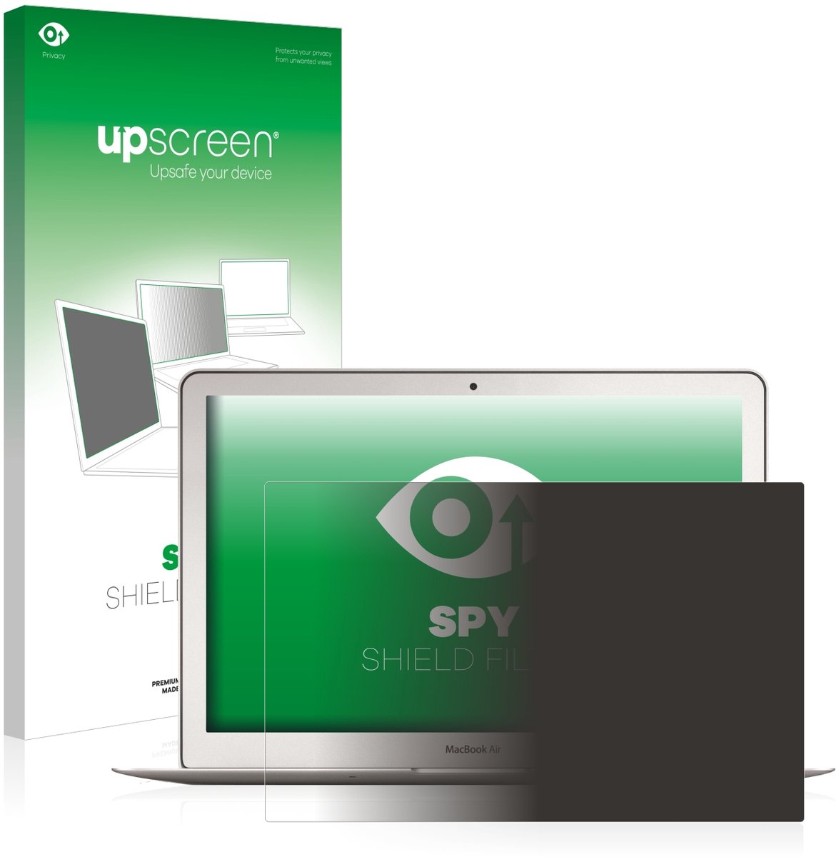upscreen - privacyscherm voor Apple MacBook Air 13" (Begin 2015) - privacy filter screenfilter Blauwlichtfilter