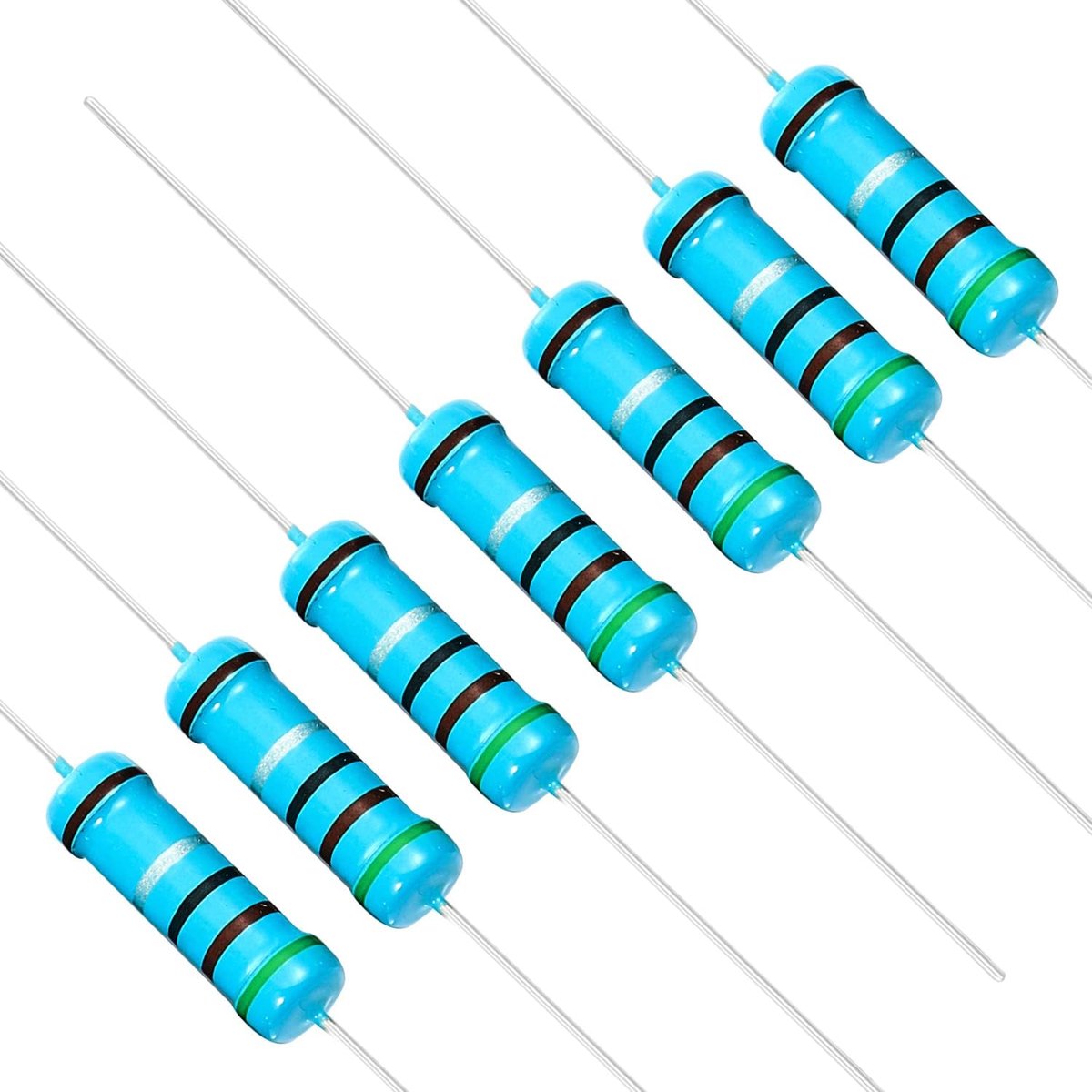Vaste Weerstanden - Componenten - Elektronica Projecten - Metaalfilm Technologie - 5.1 Ohm 1%