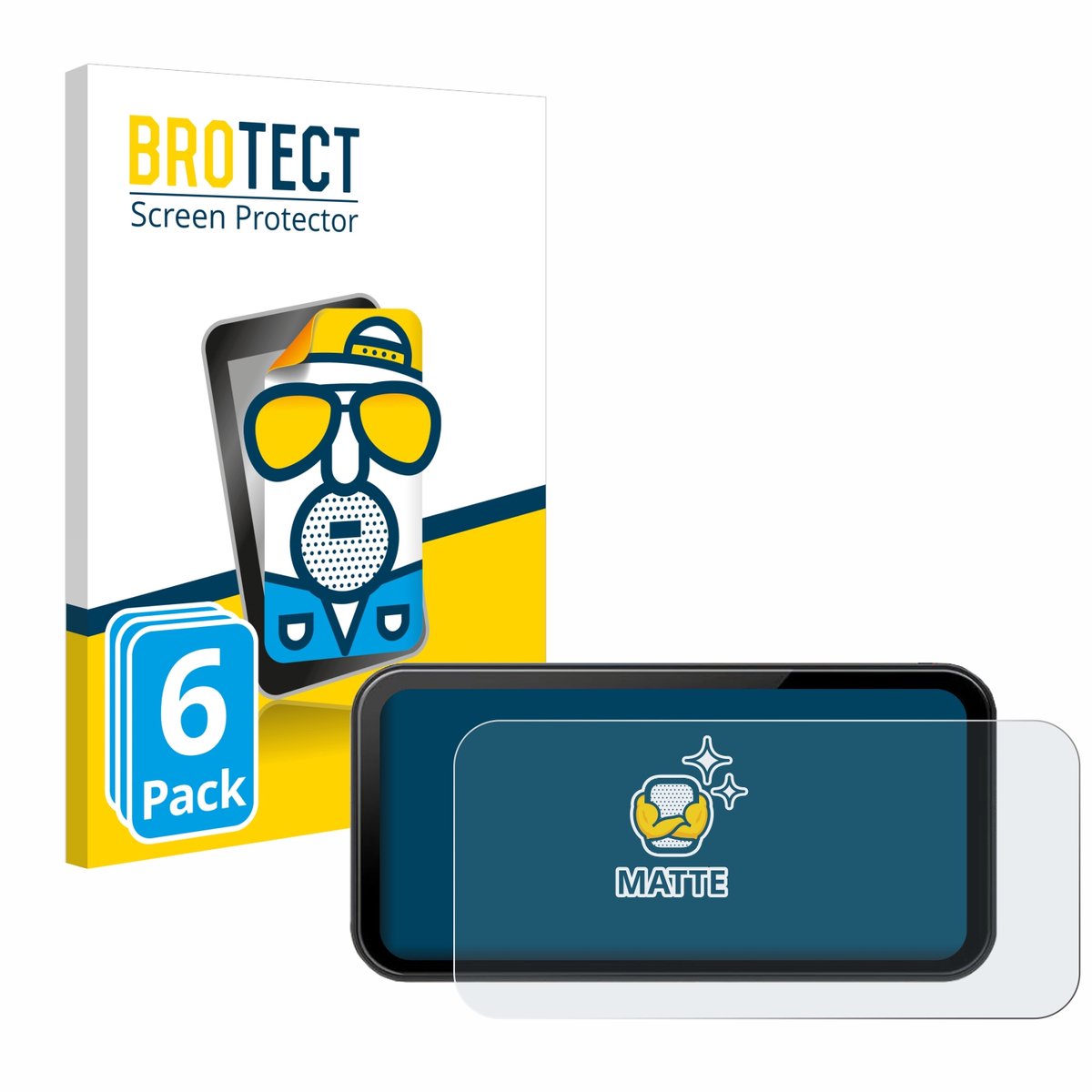 BROTECT - Screenprotector voor Wonsidary W622 6.25" - Folie Beschermfolie matte 6 Stuks