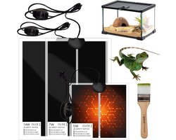 Verwarmingsmat Terrarium - Warmtemat Reptiel - Planten en Dieren - Met Thermostaat - 5 Watt