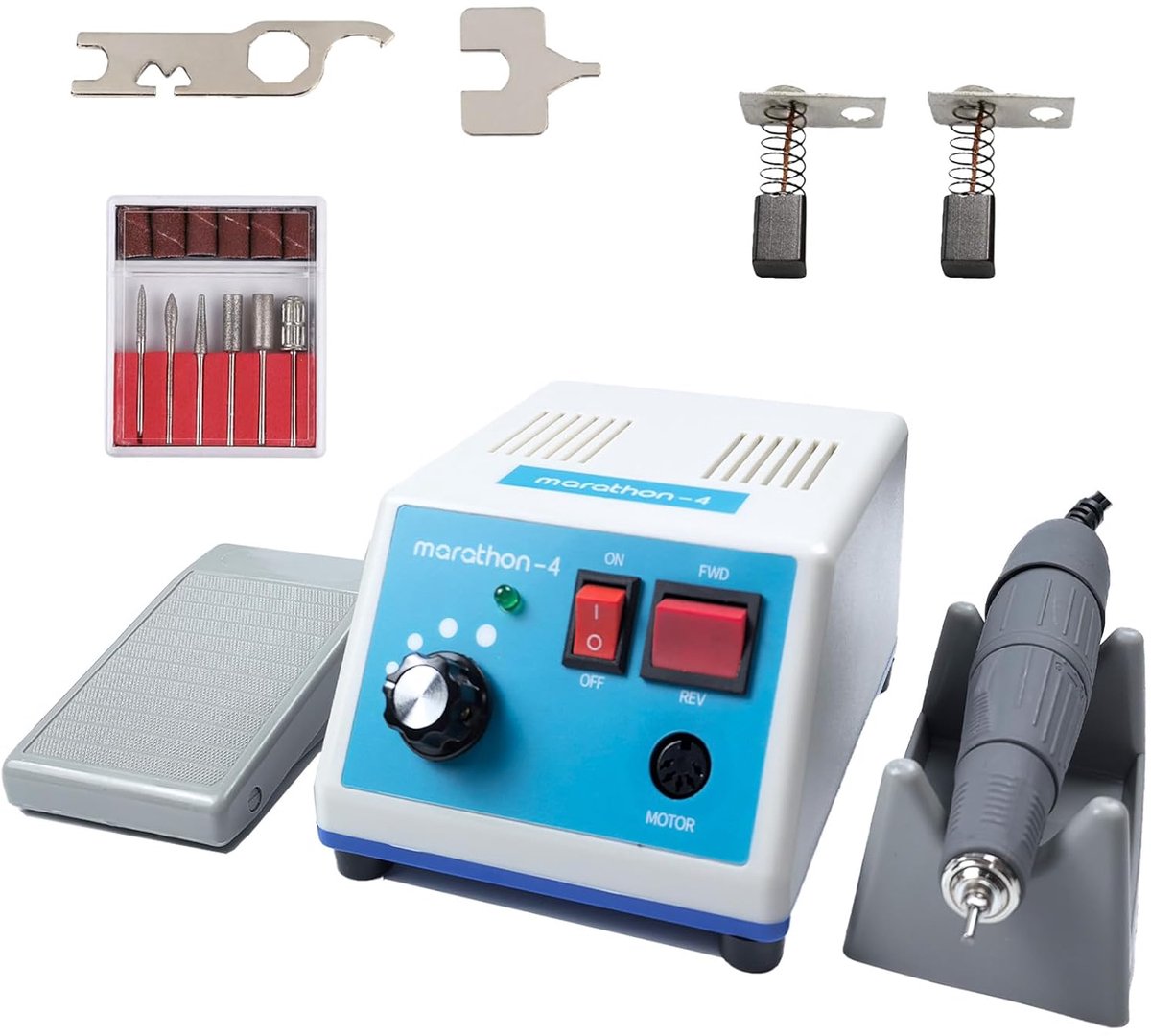 Precisie Micromotor - Handstuk Slijper - Gedetailleerd Werk - 35.000 RPM Snelheid - 22.5x24cm
