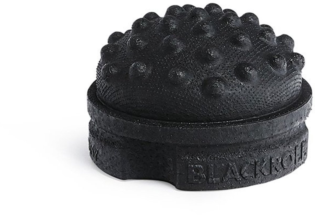 BLACKROLL® TWISTER – Compacte fascia- & triggerpoint-massagebal – Met noppenstructuur – Voor diepe spiermassage & ontspanning – Zwart