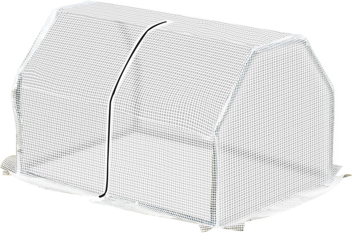 Killogood Mini kas - weerbestendig - gemakkelijk te vervoeren - 99 cm x 71 cm x 60 cm - folietunnel - groen