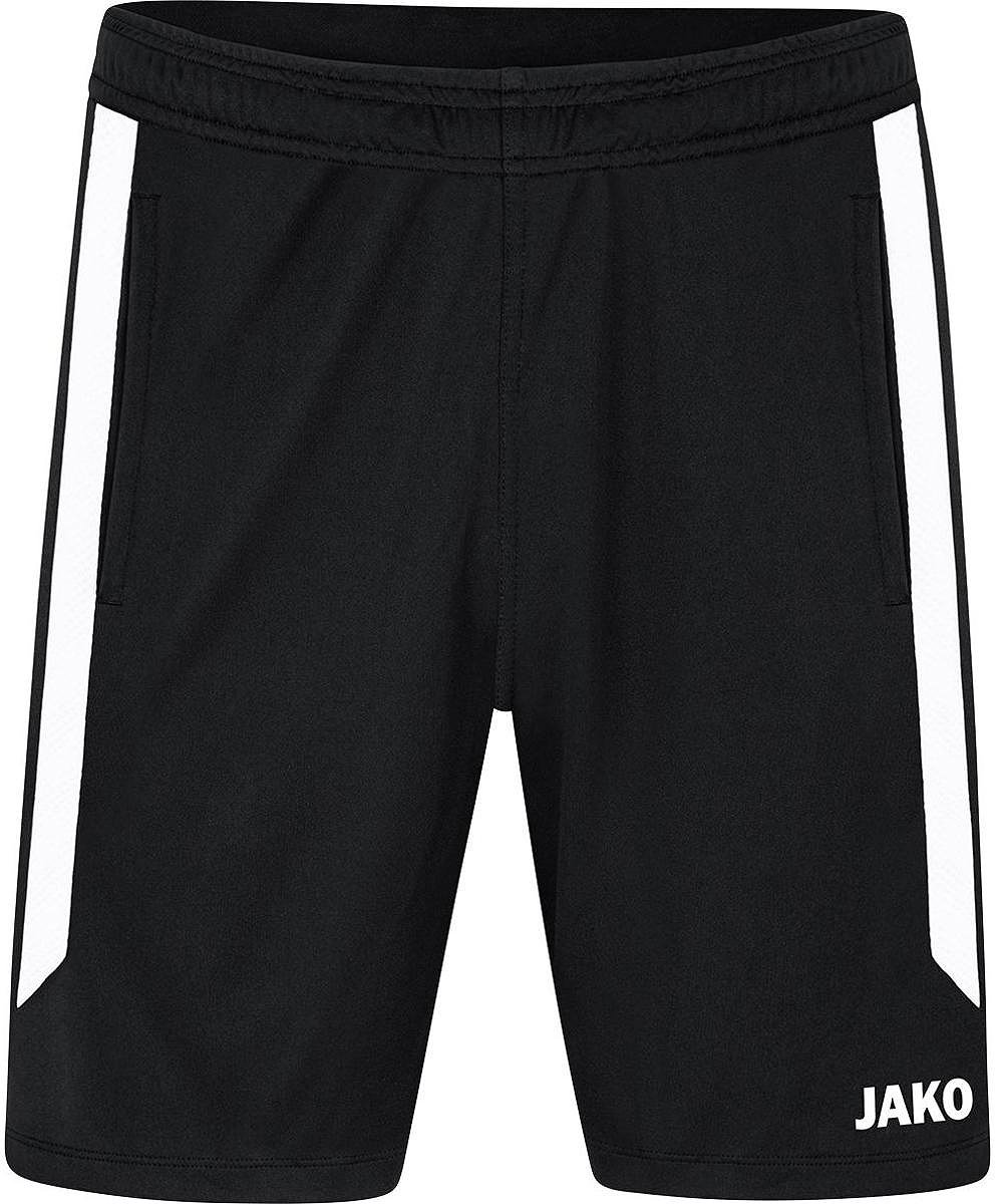 Jako Power Vrijetijdsshort Heren - Zwart / Wit | Maat: L