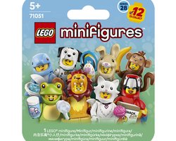 LEGO Minifiguren Serie 28: Dierenkostuums 1 van 12 Figuren - 71051