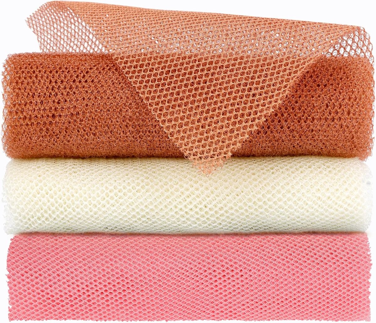 Netto Spons - Body Scrubber - Huid Exfoliëren - Droogt Snel - 76 cm Lengte