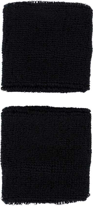 Nike Swoosh Classic 2-Pack Zweetbandjes pols Zwart