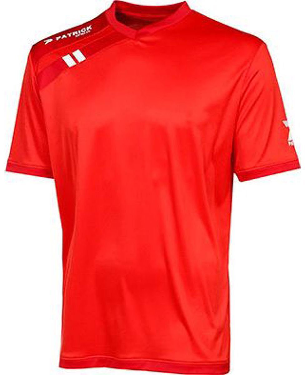 Patrick Force Shirt Korte Mouw Kinderen - Rood / Donkerrood | Maat: 7/8