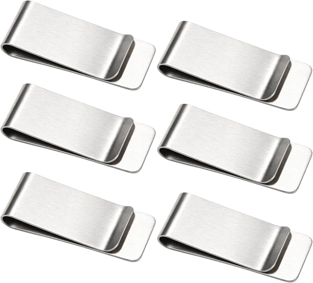 Bankbiljet Clips - Geldhouders Set - Geld Organiseren - Compact En Draagbaar - 6 Stuks