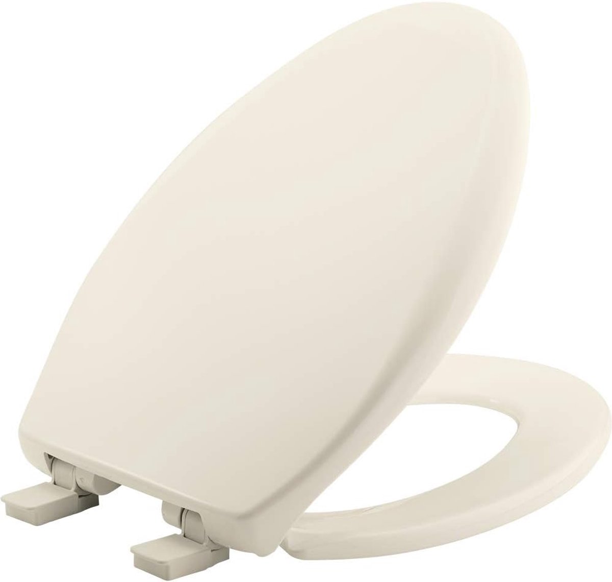 Toiletbril - Zitting Toilet - Badkamer Comfort - Langzaam Sluitend - 49x36 cm - Linnen
