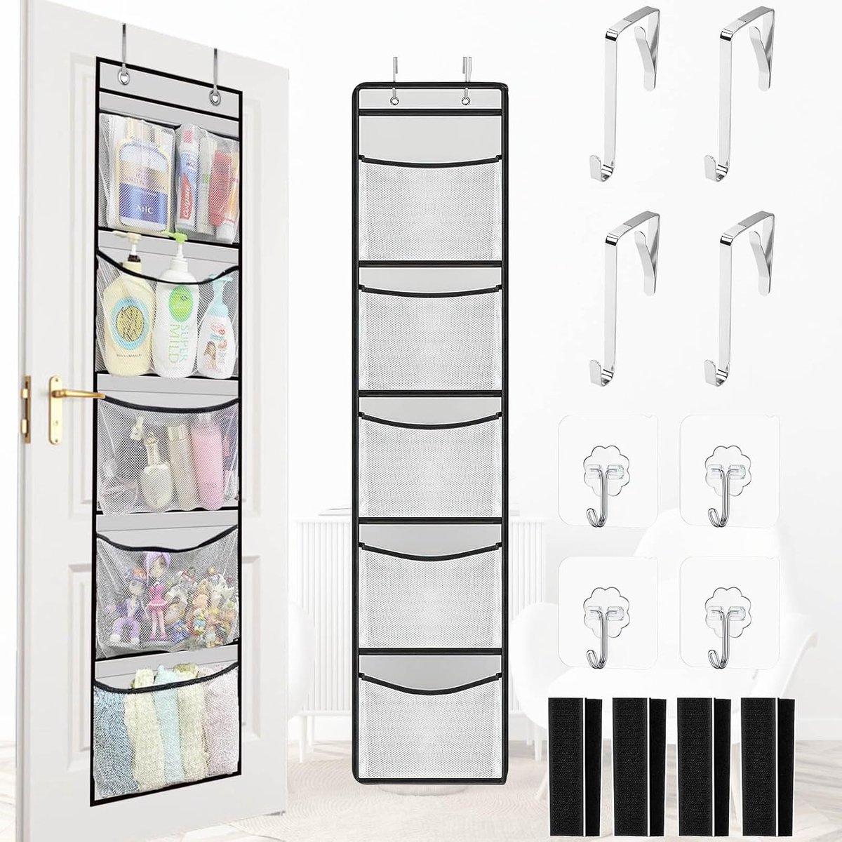 Hangende Organizer - Opberger Netvakken - Ruimte Besparen - Grote Capaciteit - 130 X 32.5CM