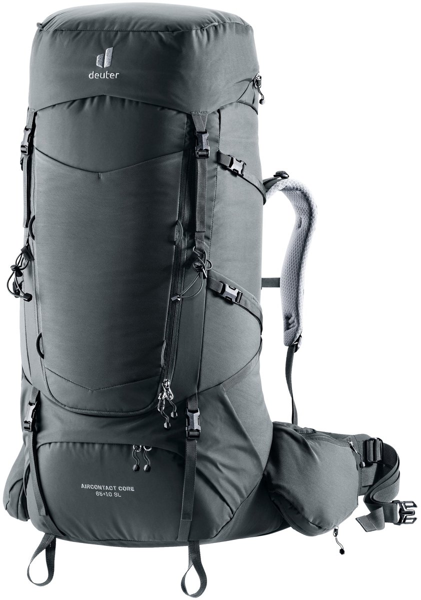 Deuter Aircontact Core 65 + 10 SL - Dames trekkingrugzak 84 cm (grafiet)