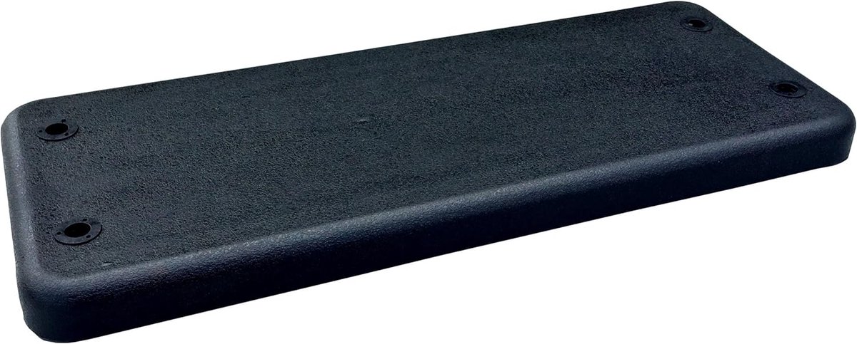 Schommelzitje Rubber - Schommelbankje Tuin - Buiten Spelen - Roestvrijstalen Ketting - Max 70kg - Zwart