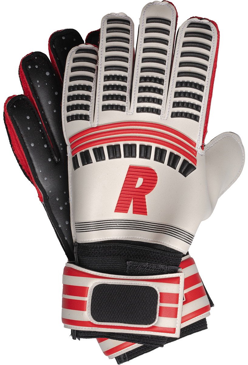 Real Power Keepershandschoenen Kinderen - Wit / Zwart / Rood | Maat: 4