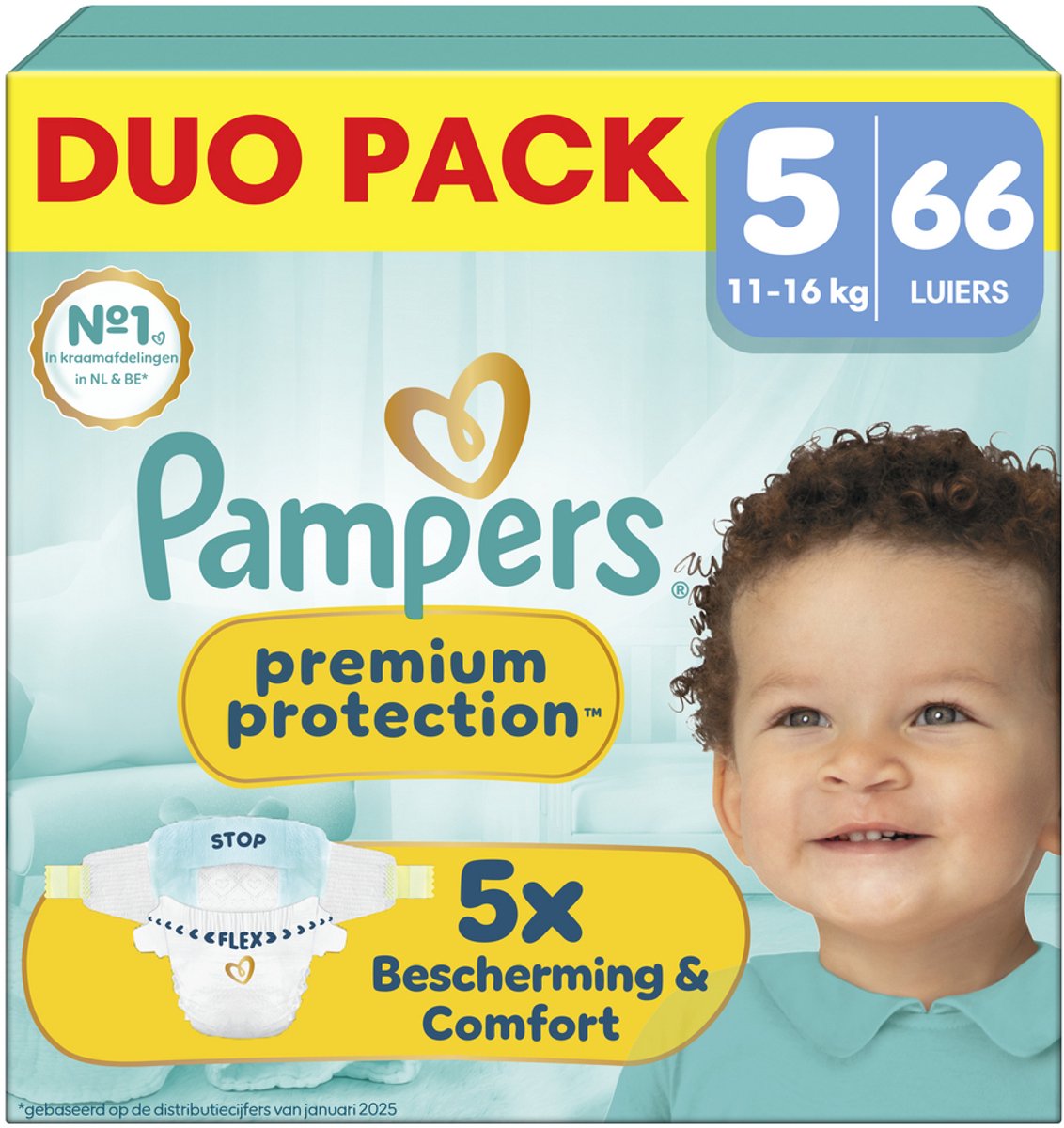 Pampers Premium Protection Maandbox maat 5
